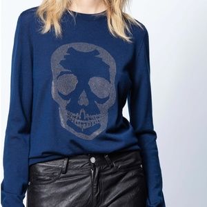 Zadig & Voltaire Skull Strass Sweater